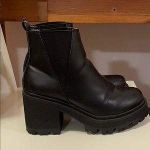 Black Platform Boots